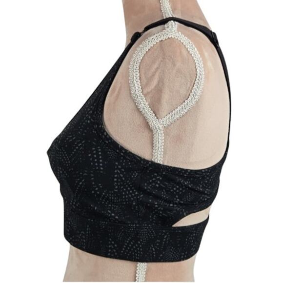 Varley Edris Bra Mono Feather Black Size Small - Picture 2 of 8